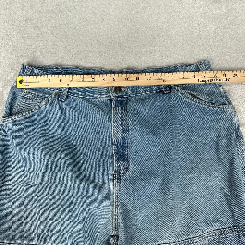 Vintage Dickies Double Knee Jeans Men's 40x30 Denim Carpenter Workwear